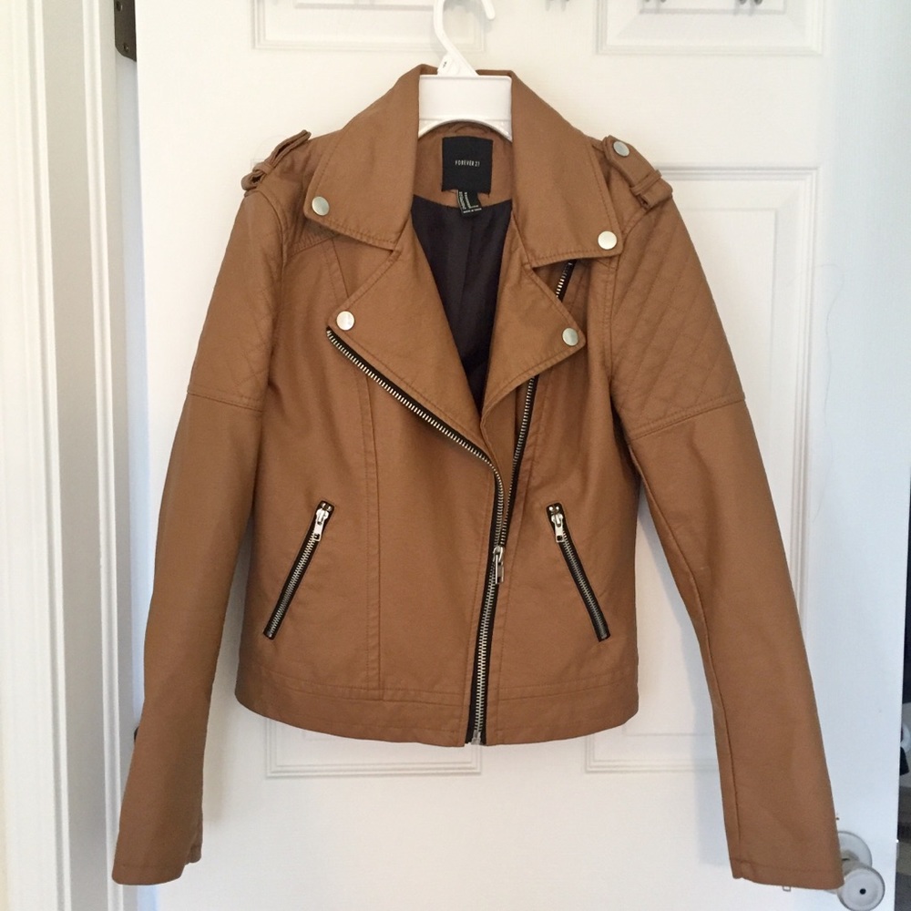 Faux Leather jacket- Forever 21